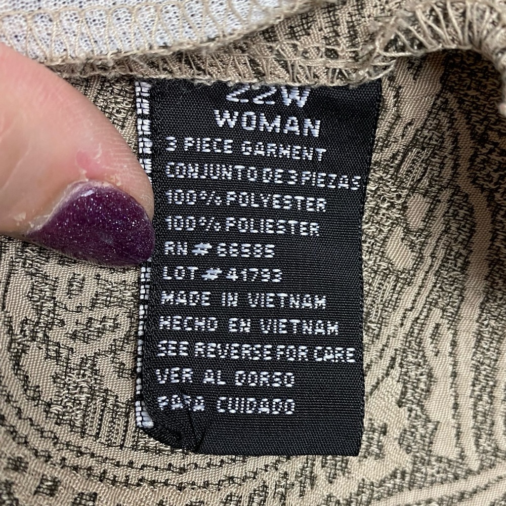 Perceptions Paisley Open Blazer Jacket - image 7